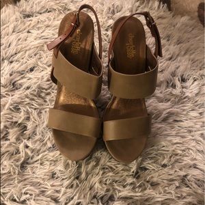 Charlotte Russe open toe Sandal Wedges